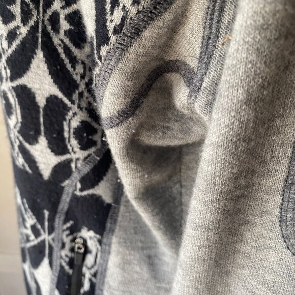 Title Nine Super Power Merino Wool Sweater Dress Mock Neck Long Sleeve XL gray - Picture 8 of 13